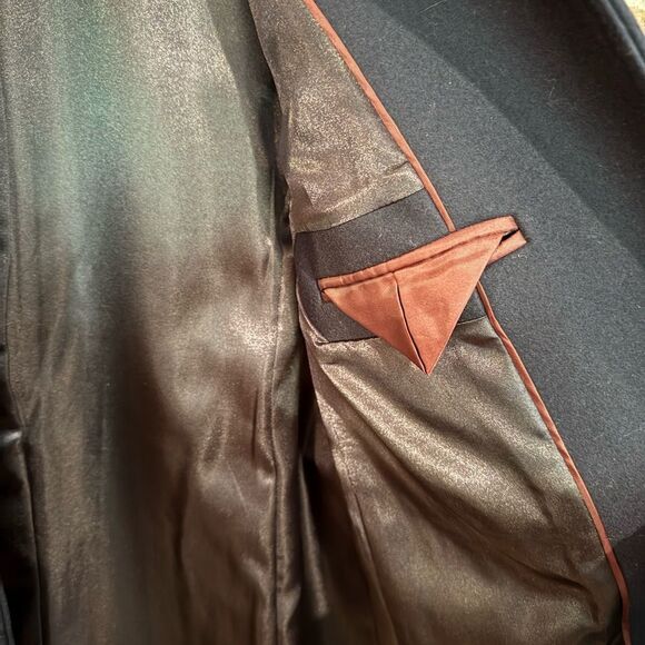 J. Crew Melton Wool Coat with Notched Collar, Like New - Picture 7 of 10